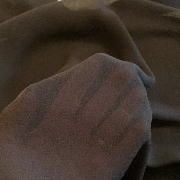 Elaine Kim Black Asymmetrical Lined Slip Dress Size Large - Picture 11 of 12